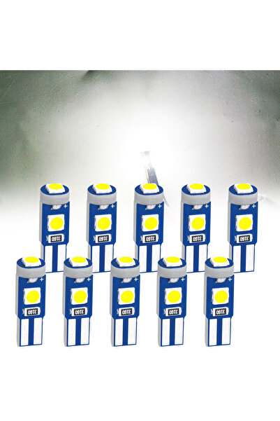 Choice6 10PCS White Ultra Bright T5 W1.2W W2.3W 3030 3Chipsets LED Small Bulb...