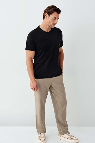 Brix Tricou bărbătesc 100% bumbac, negru