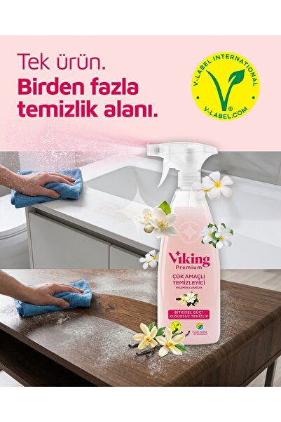 Viking Premium Çok Amaçlı Yasemin & Vanilya 750 Ml 3 Adet