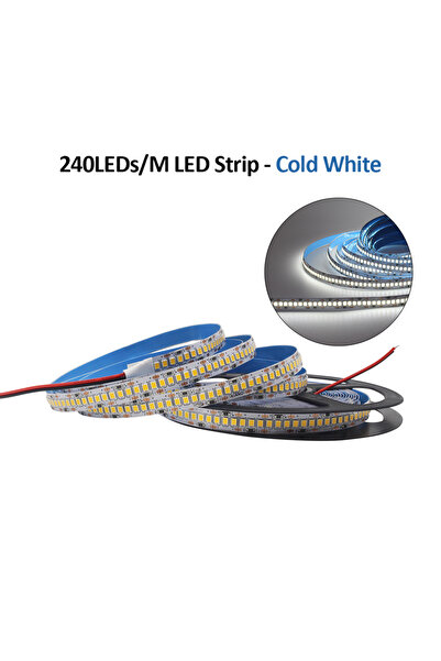 Choice شريط إضاءة LED 2835 SMD أبيض بارد 24 فولت 12 فولت 24 فولت 5 أمتار 240 ...