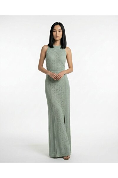 Guess Openwork long dress
