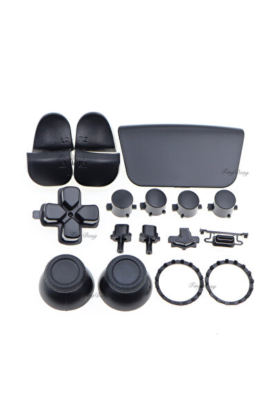 choice2 N1 Black 1 Full Set Buttons For PS5 V1 1.0 BDM-010 Controller Thumb S...