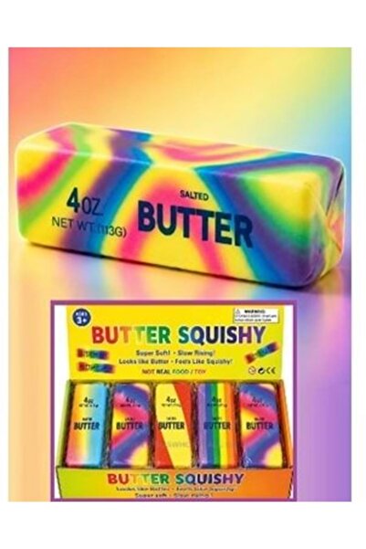 butter Squishy Rainbow Slow Rising Sukuşi