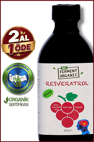 BE FERMENT Resveratrol 220g | Saf Üzüm Çekirdeği Ekstresi & Propolis Katkılı ...