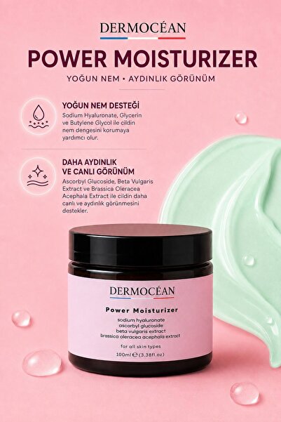 Power Moisturizer Hyaluronik Asitli Yoğun Nemlendirici Yüz Kremi 100 ml