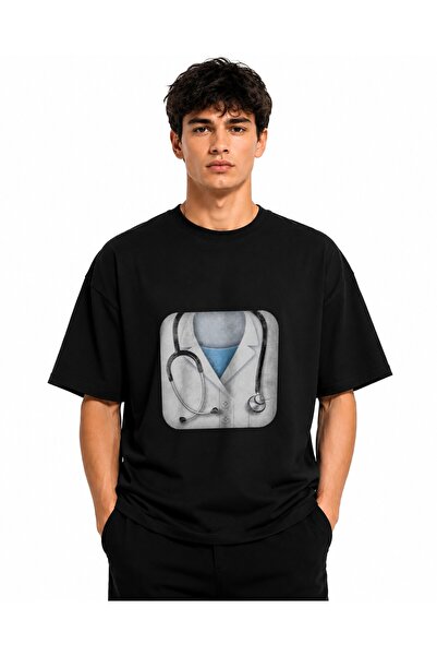 Inscriptie Tricou Unisex Bumbac Premium Casual " Im a doctor "