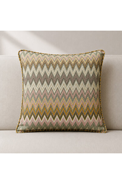 Fabricland Față de pernă din seria Chevron țesută - Miss103 - 43x43 cm. Măsură