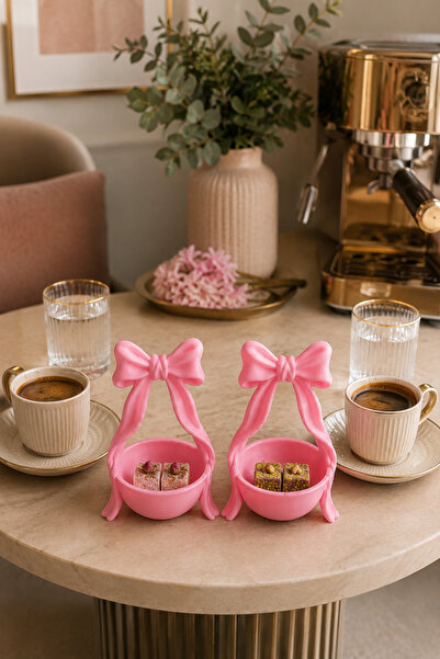 fao shop 7/24 2’li Fiyonk Kahve Yanı Lokumluk Seti 8x5 cm | Mini Çikolatalık,...