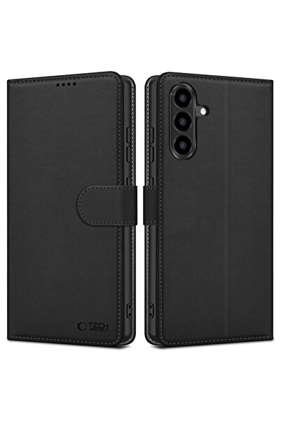 Tech-Protect Husă portofel pentru Galaxy A36 5G, tip portofel, negru mat