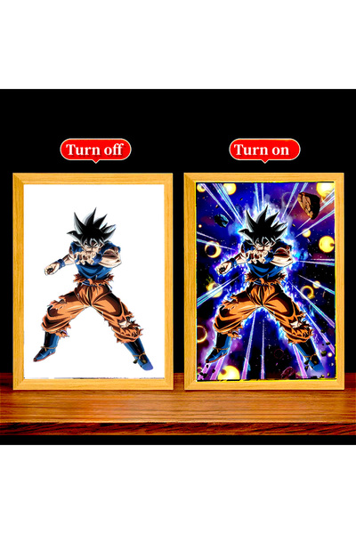 Choice Bandai USB Dragon05 Anime Figure Dragon Ball Light Painting Photo Fram...