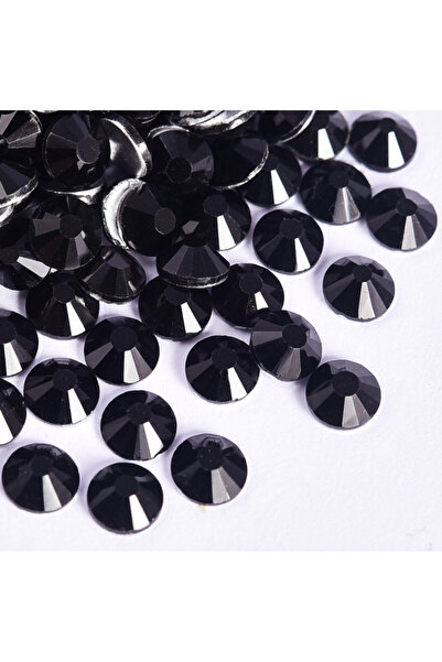 Choice1 SS16-1440pcs Jet Black Black Glass Strass Nail Art Rhinestones Flatba...