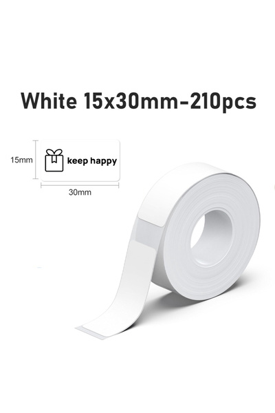 Choice1 White 15x30mm Marklife P15 Label Stickers Thermal Label Tape Paper Fo...