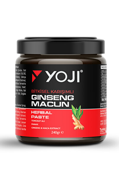 YOJİ Tongat Alı, Panax, Kore Ginseng, Maca Extract Bitkisel Karışımlı Macun 2...