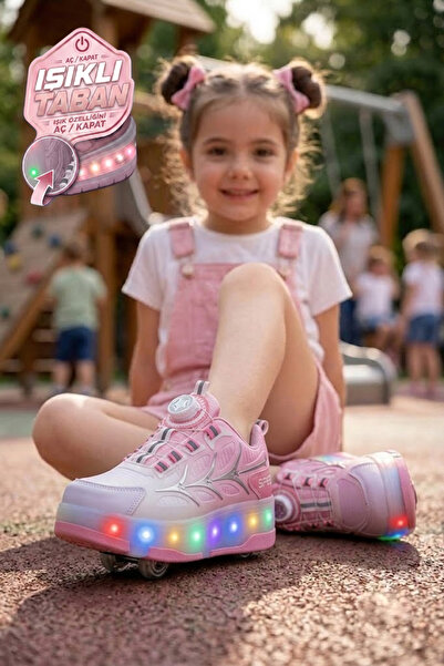 Nstil Pembe Unisex Yetişkin Çocuk Spor Ayakkabı Akıllı Bağcıklı Çıkarılabilen...
