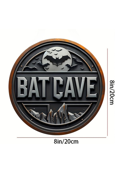 Choice HELLOYOUNG TYA0786 Vintage Bat Cave Metal Sign - 8"x8" | Perfect for O...
