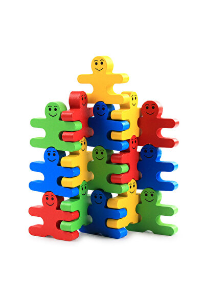 Choice 1 set Wooden Balance Villain Blocks Montessori Toys For Toddlers,Educa...