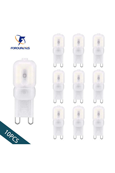 Choice 10pcs 220V G9 LED 3w milky shell White 10pcs G9 Led Bulb 110V 220V 3W ...