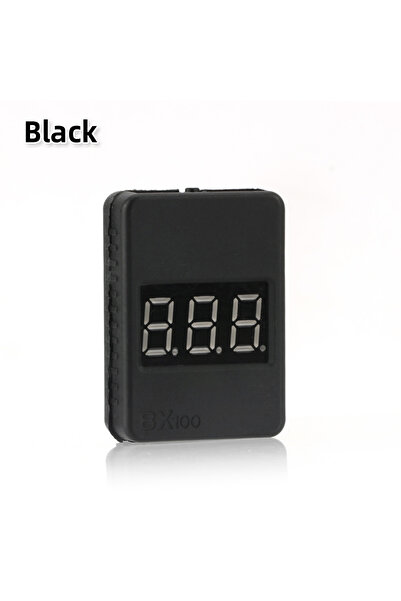 Choice1 Black BX100 1-8S Lipo Battery Voltage Tester/ Low Voltage Buzzer Alar...