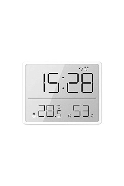 Choice1 A Large LCD Thermometer Hygrometer Multifunction Wall Clock Automatic...