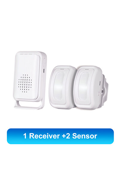 choice2 1R2S Split Induction Doorbell Intelligent Welcome Wireless Door Bell ...