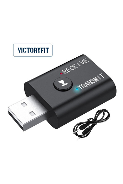 Choice Black Bluetooth Audio Adapter Bluetooth USB Receiving Transmitter 2 in...