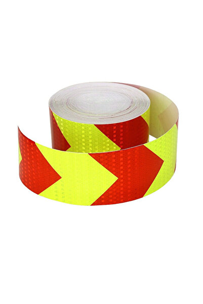 Choice jian-Red-green 5x300cm Arrow Reflective Tape Car Sticker Safety Warnin...