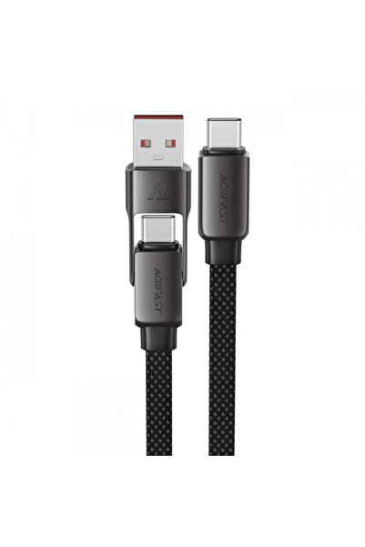 Universal Cablu Date si Incarcare USB-C - USB-A / USB-C Acefast C13-05, 60W, ...