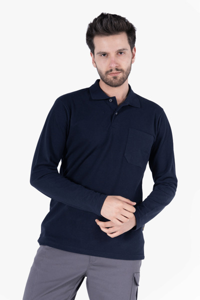 Yıldırımlar Giyim Polo Neck Sweatshirt 100% Cotton Summer