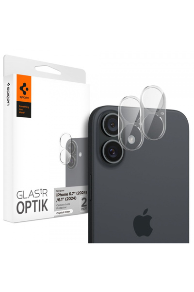 Apple Folie de protectie Camera Spate Spigen GlastR Optik pentru iPhone 16 Pl...