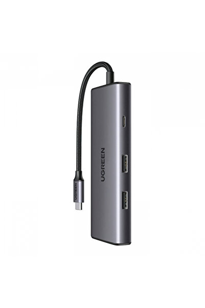 Ugreen Hub USB-C CM498 (15531), 2 x USB-A 3.2 - 2 x USB-C - 1 x HDMI - 1 x SD...