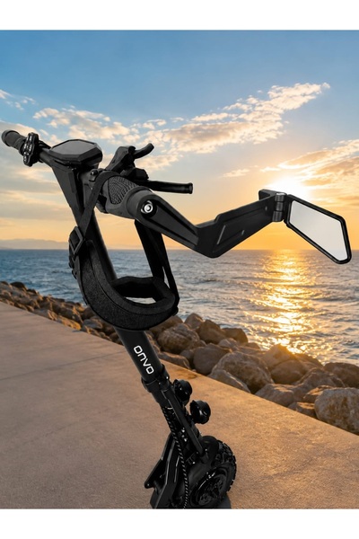 ONVO Elektrikli Scooter yarasa ayna +Manet Koruma hem manet hem ayna kapanır ...