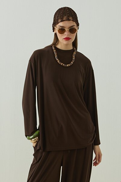 QANU Alya T-shirt Kahverengi