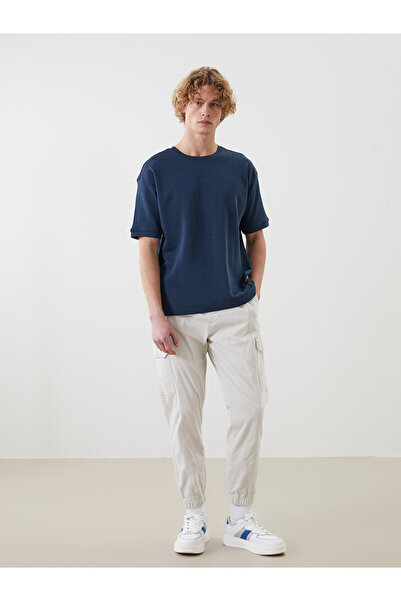 LC Waikiki Xside Beige Standard Fit Gabardine Men's Jogger Pants