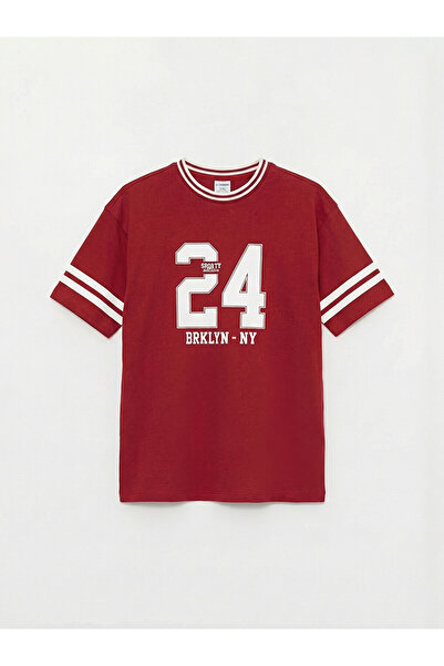 LC Waikiki Vizyon New Season Crew Neck Printed Girls' T-Shirt