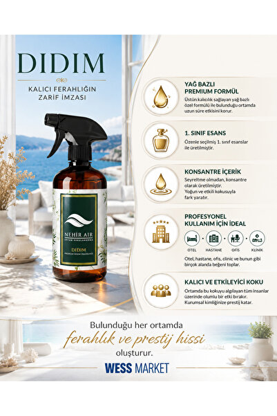 WESS Nehir Air Ortam Kokusu 500 ml DİDİM