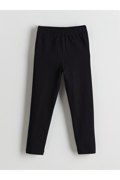 LC Waikiki Vizyon New Season Elastic Waist Basic Girls' Leggings
