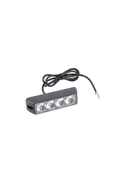 OEM Φώτα LED Strob Αστυνομίας-Ασφαλείας Κόκκινο DC12/24V 4 LED - ΟΕΜ