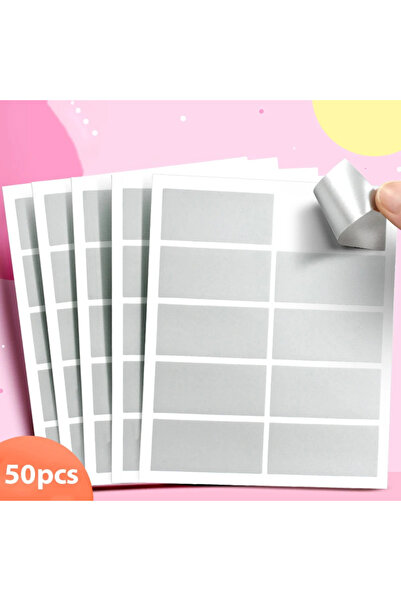Choice1 50 pcs 50 Pcs PVC Scratch-Off Stickers for Party Games, Crafts, and S...
