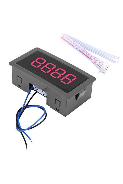 Choice Red Counter LED Digital Display 4 Digit 0-9999 Up/Down Plus/Minus Pane...