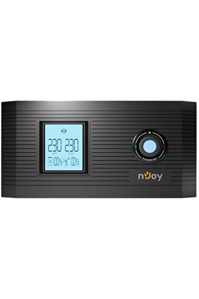 nJoy Aira 1200, Line-interactive, Fara baterie, 1200VA/1100W, cu 2 iesiri Sch...