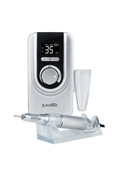 LUXORISE Φορητή ηλεκτρική λίμα Revolution Elite - LUXORISE, 35.000 σ.α.λ., Ασημί