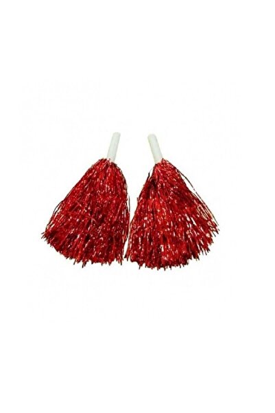 Generic Brand Show Pompoms - 2-Pack Red