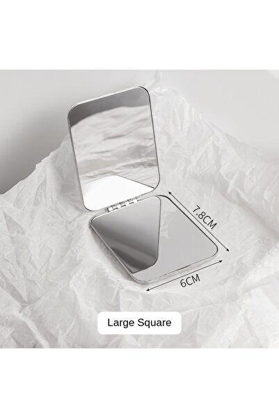 Choice1 rectangle Shatterproof Stainless Steel Ultra Slim Folding Portable Co...