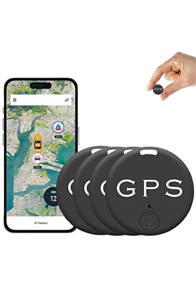 choice2 4PCS black Car Vehicle Tracking Anti-Lost Locator Mini GPS Tracker fo...