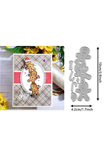 Choice11 H8751 Holly Pinecone Christmas Tree Gingerbread Metal Cutting Dies B...