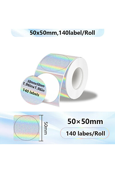 Choice12 50x50 pattern Phomemo Gradient Adhesive Label 50x50mm Suitable for M...