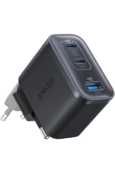 Anker Incarcator Retea Cu Cablu USB-C Nano, 70W, 3.5A, 1 x USB-A - 2 x USB-C,...