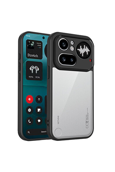 choice2 جراب Nothing Phone (4a) Pro PC + TPU أسود لهاتف Nothing Phone 4A Pro ...