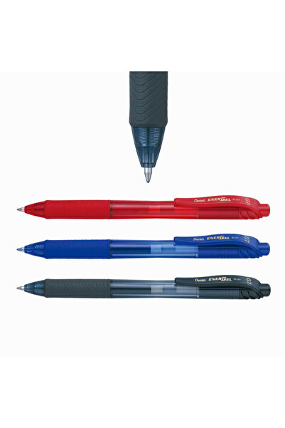 Pentel Energel 0.7 mm Basmalı Jel Kalem Siyah / BL107A