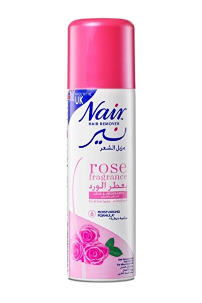 Nair بخاخ إزالة الشعر بزيت الأطفال - برائحة الورد، 200 مل